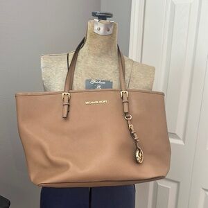 Michael Kors Brown Leather Tote